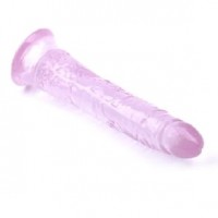 Dong 8.5" Realistic Clear Purple